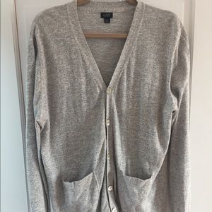 J.Crew Heather Grey Cardigan